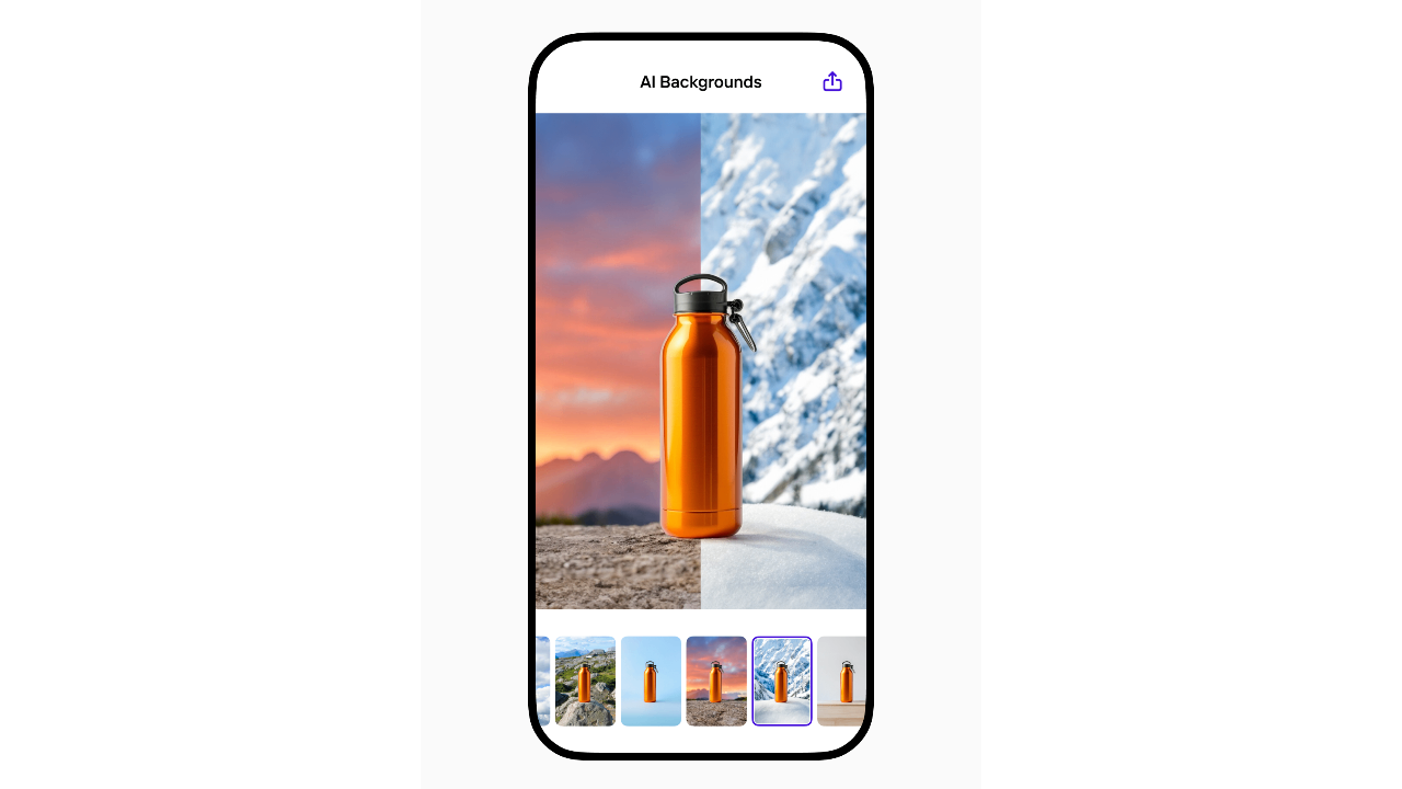 Photoroom Yapay Zeka Üretken Doldurma Uygulaması