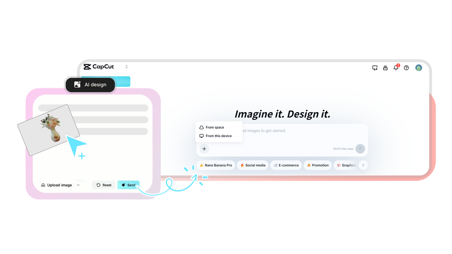 CapCut AI Design