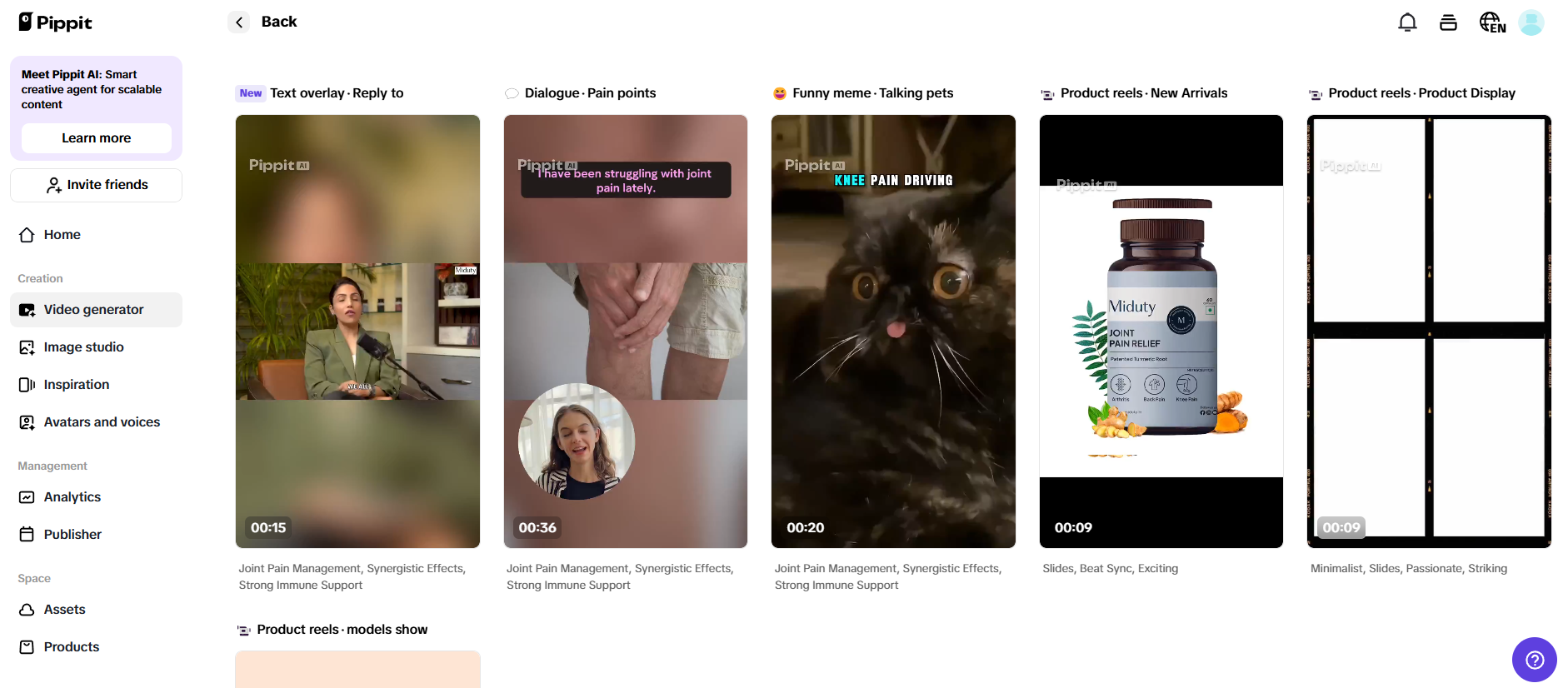 AI-powered video ads