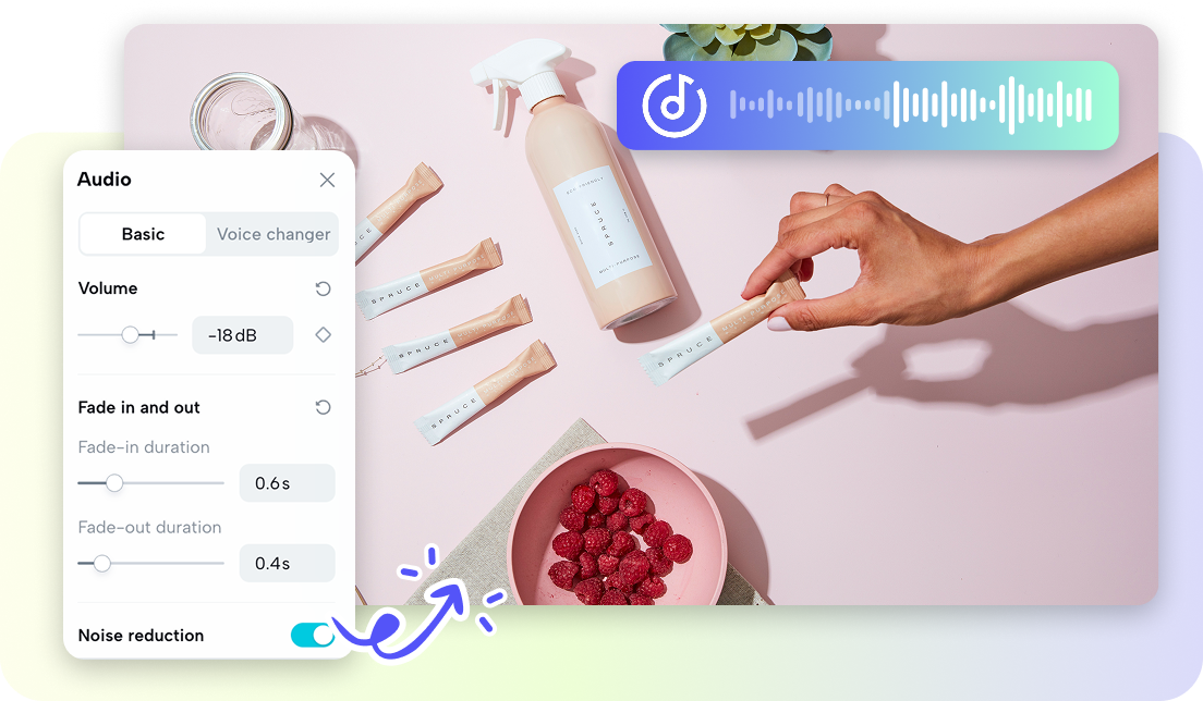 mengedit skenario di Pippit