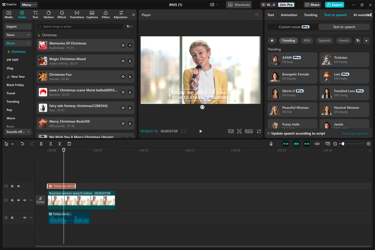 Create multilingual ad voiceovers quickly.