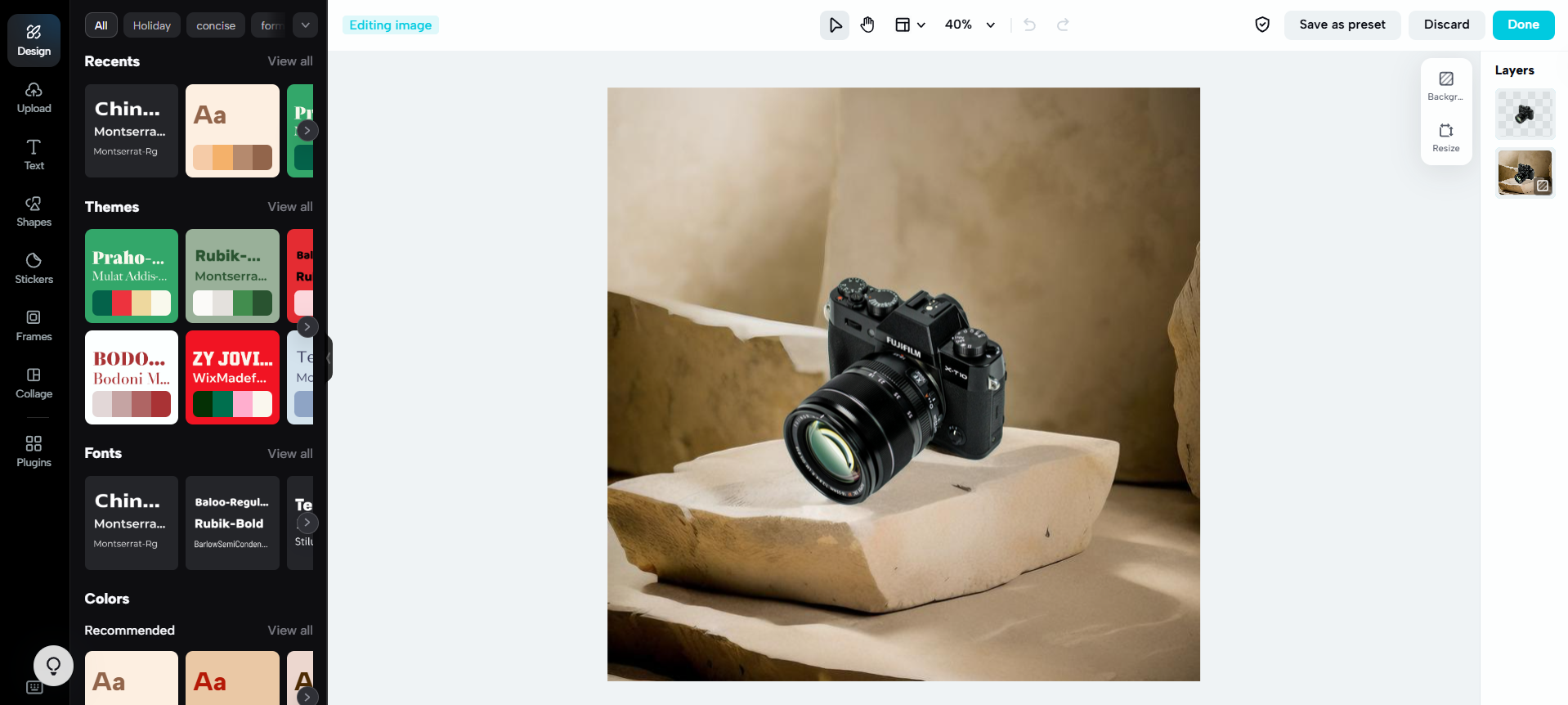 Edit specific image