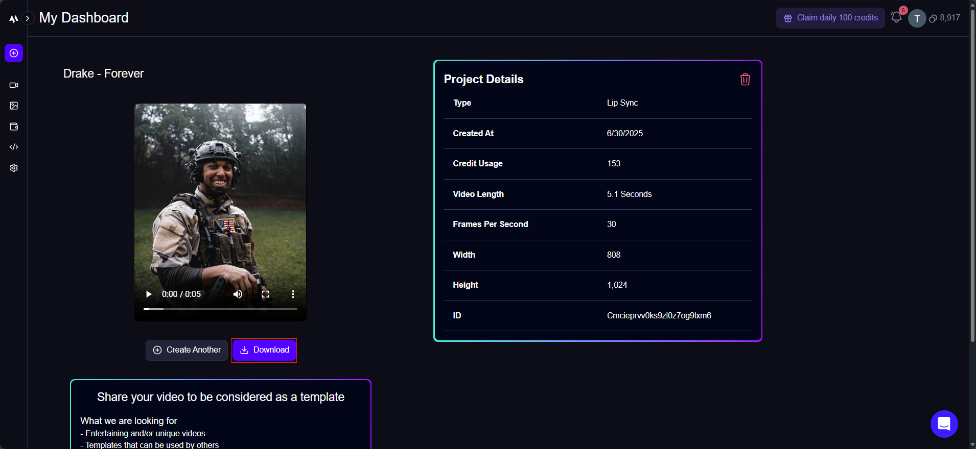 Download your video