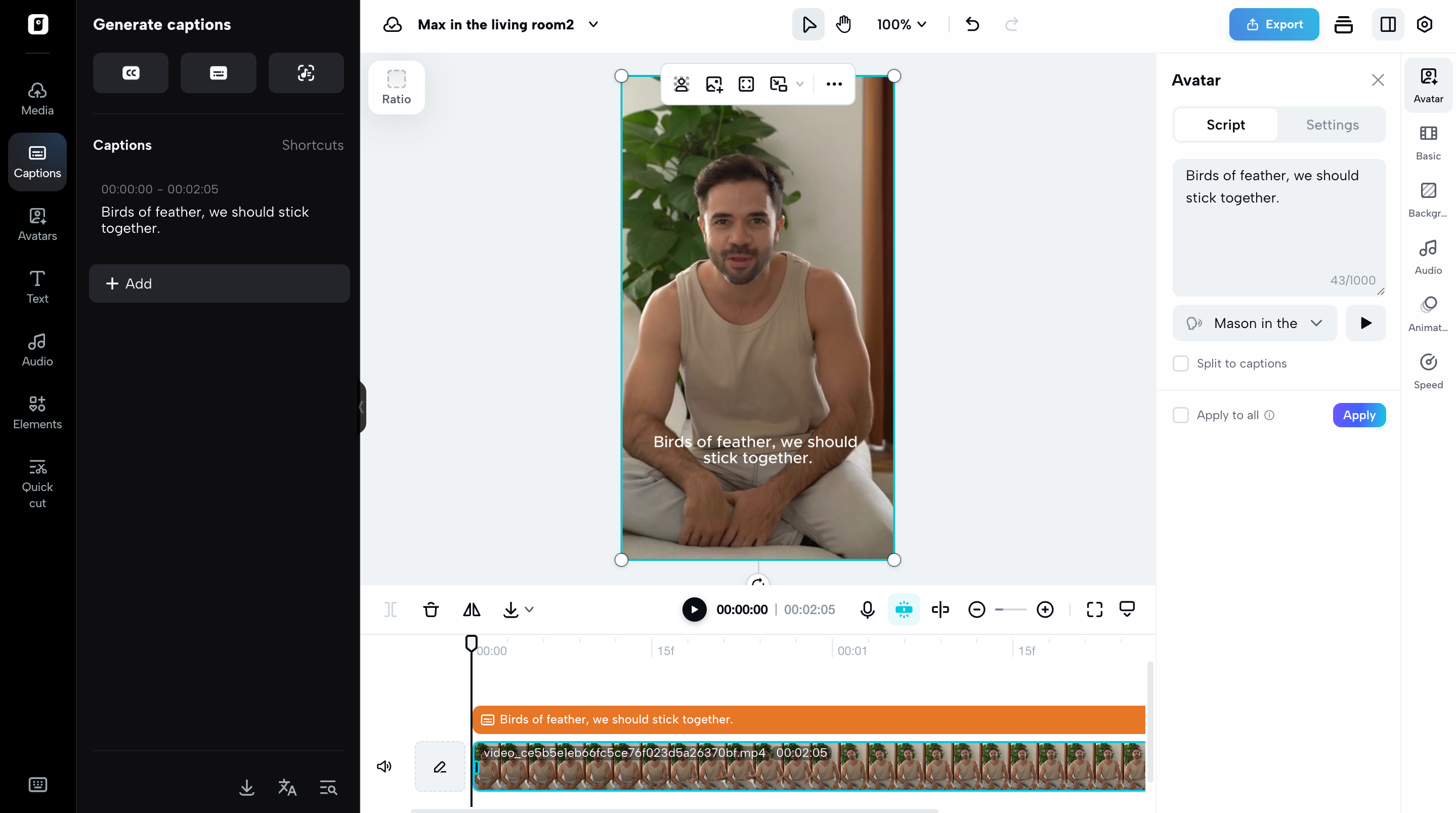 Convert text to speech