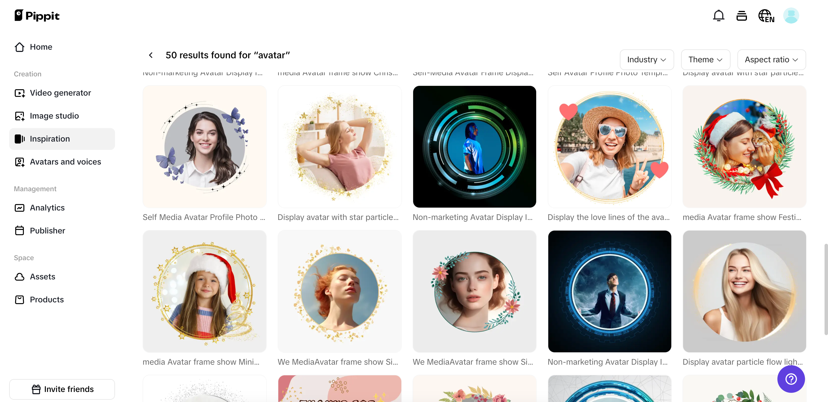 Customizable templates