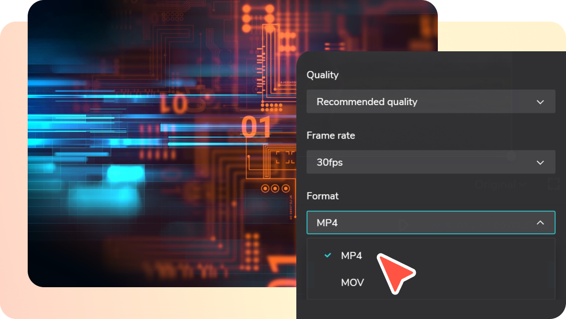 Convert MOV to MP4 swiftly