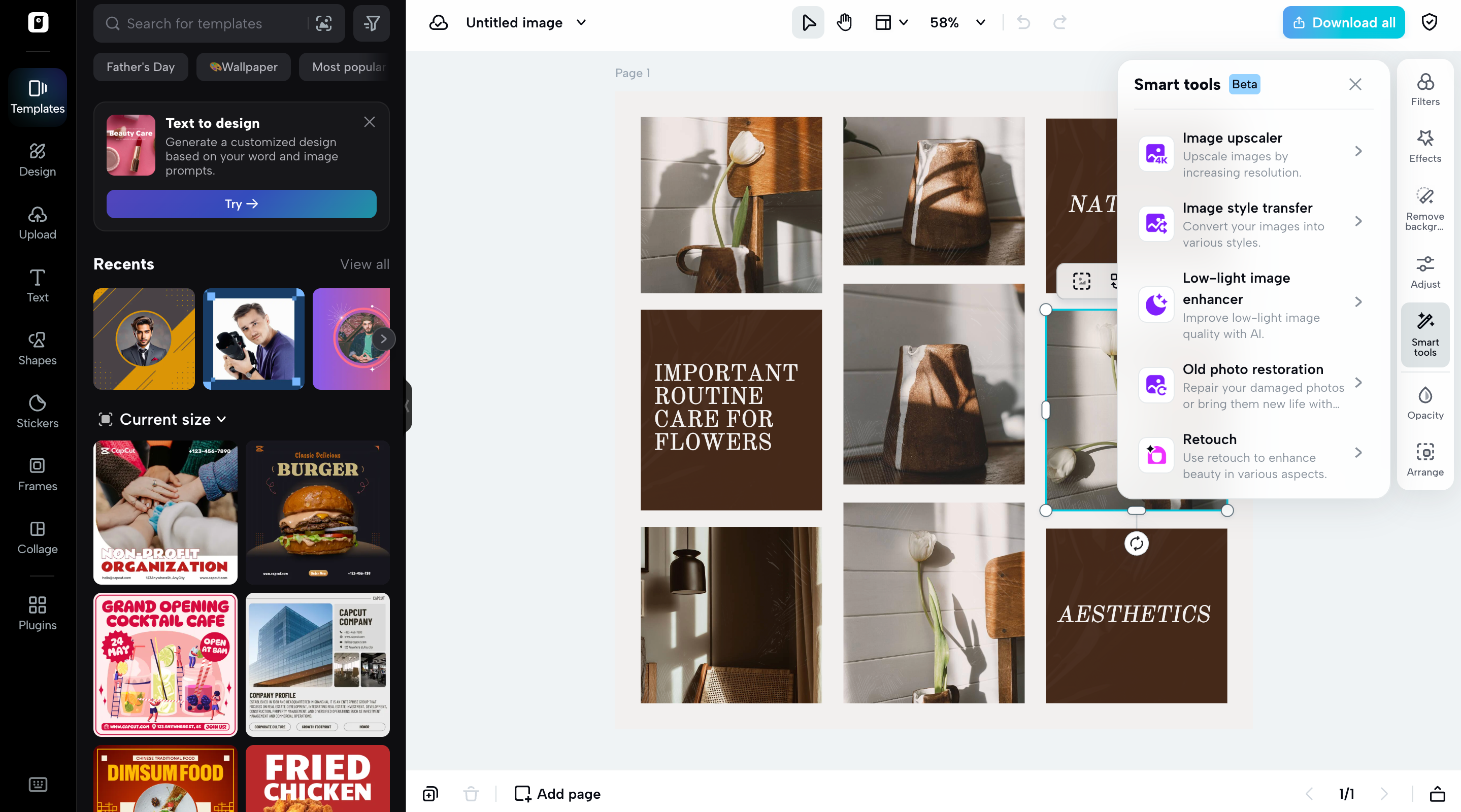 Advanced AI editing tools