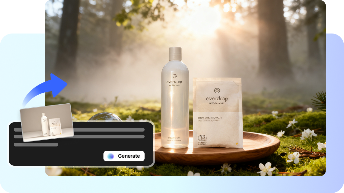  Generator latar belakang AI dengan Seedream 4.0 menggunakan petunjuk teks dalam CapCut