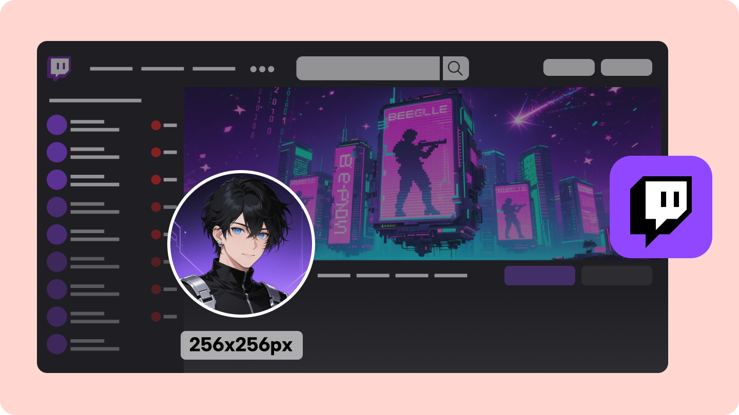Taille de la photo de profil twitch
