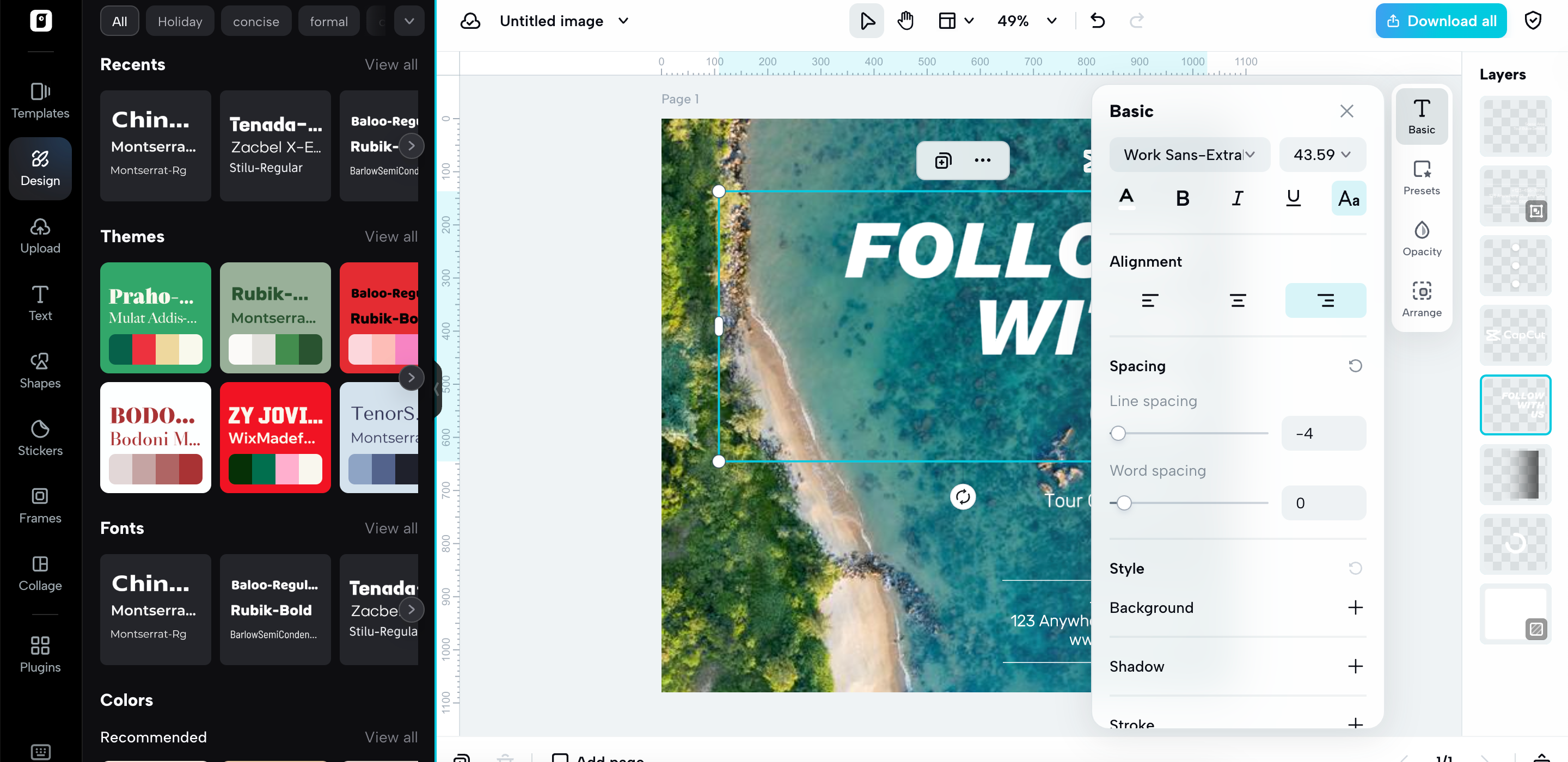 Add text and edit your thumbnail