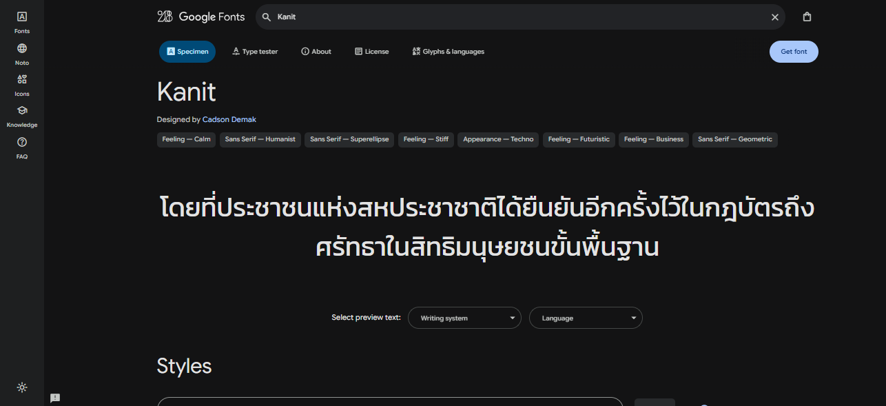 Font Google