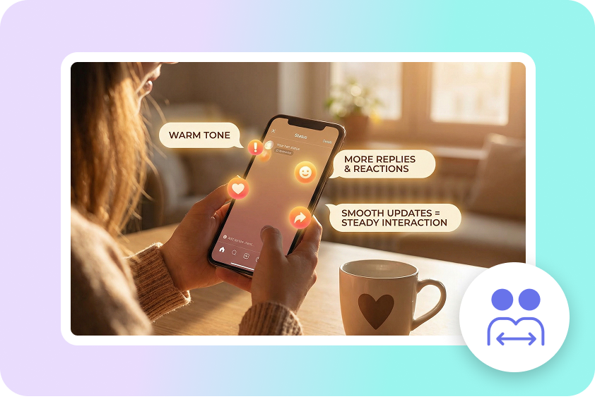 Encourage viewer replies