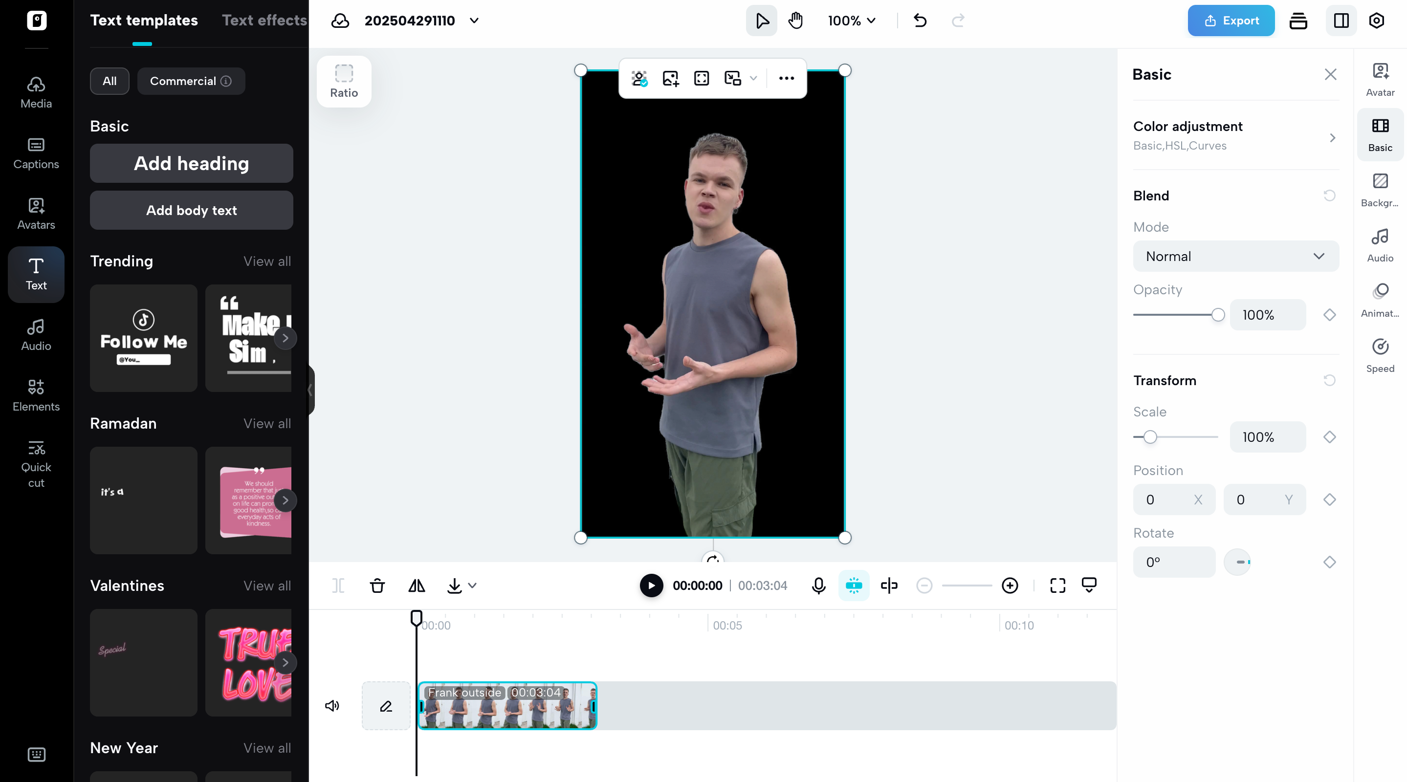 Customize your video