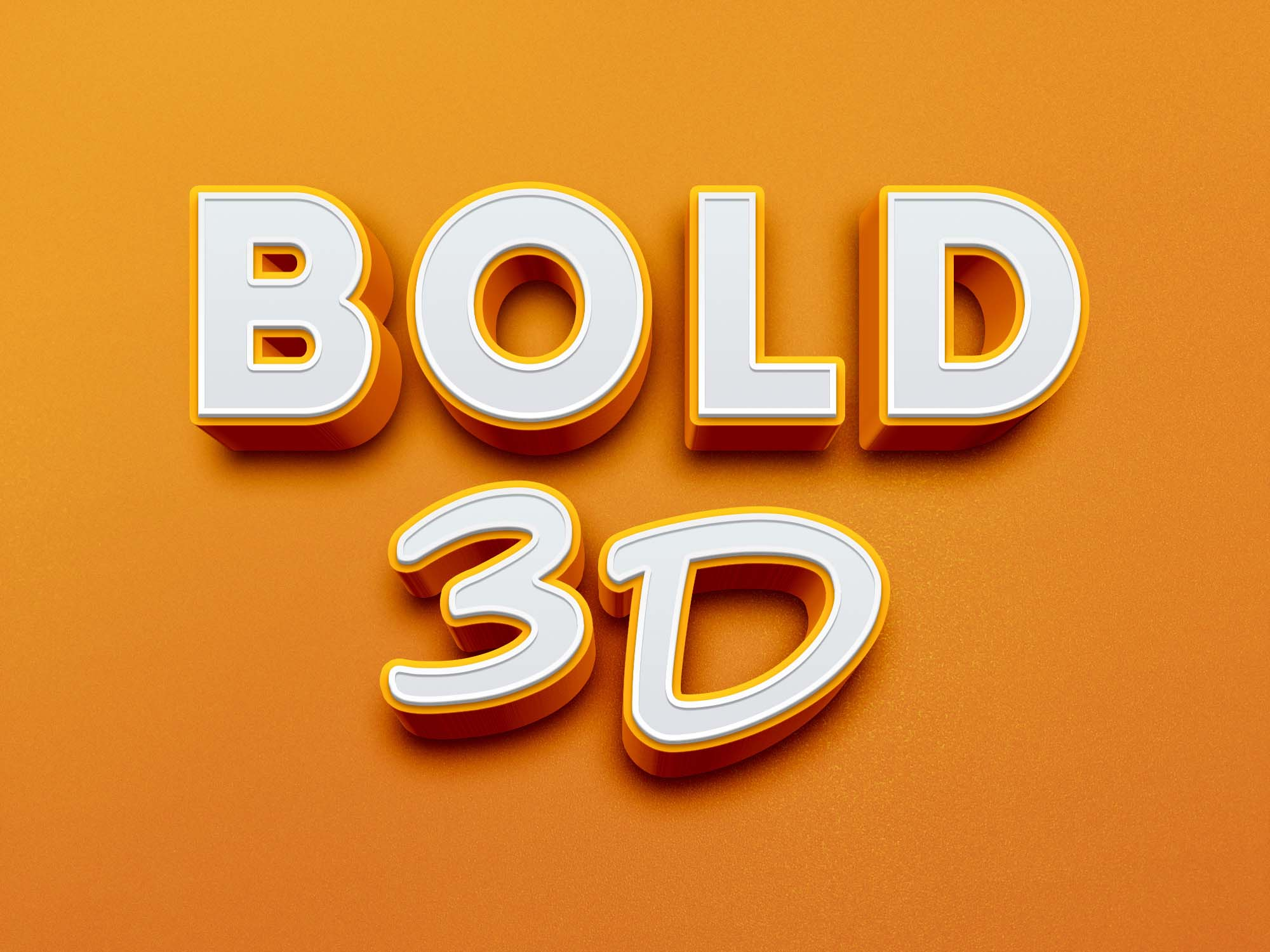 3D text pack sa Alight Motion