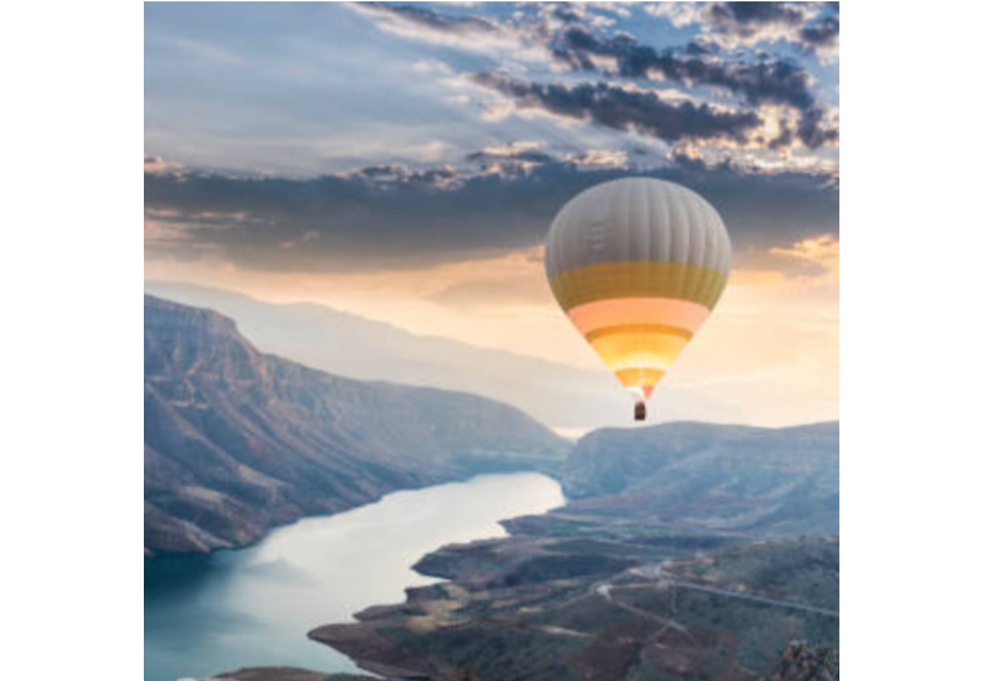 Foto cênica de viagem usada como foto de perfil