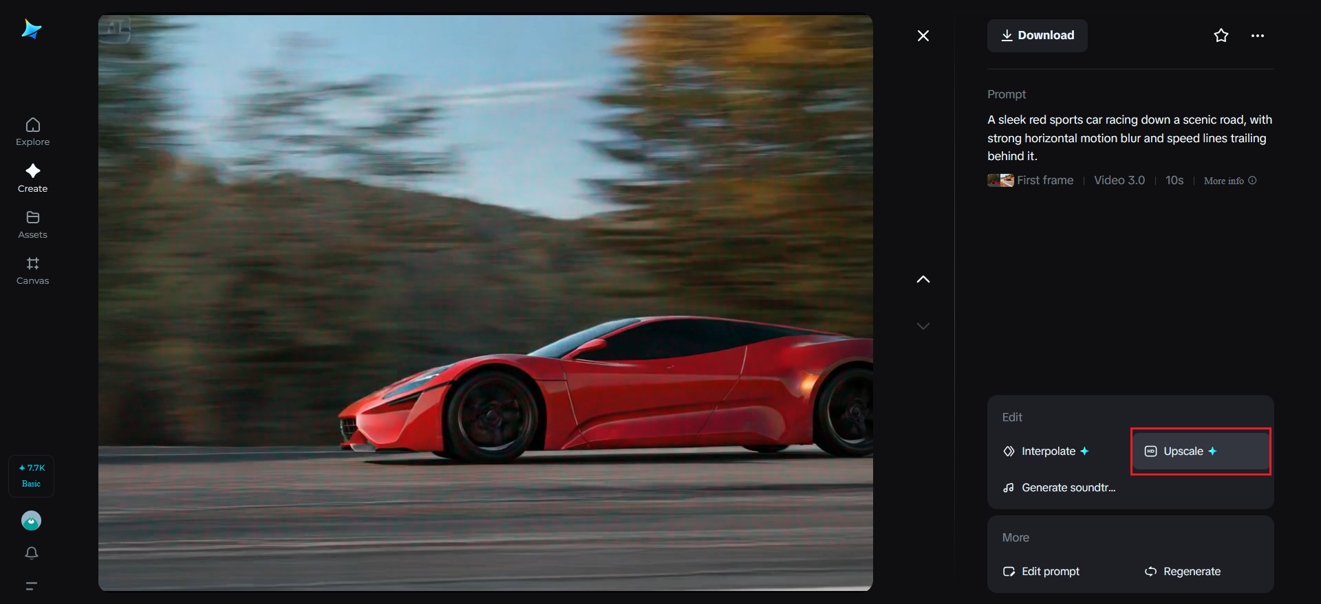 HD Video upscale