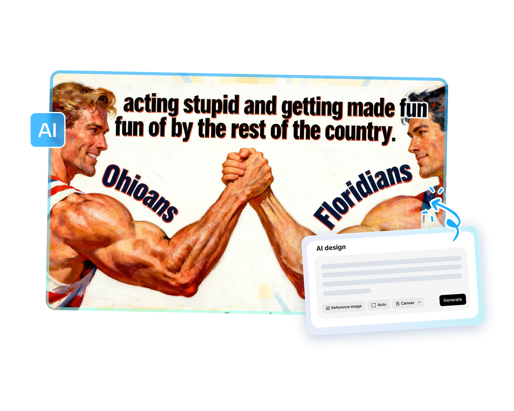 AI Handshake Image Generator