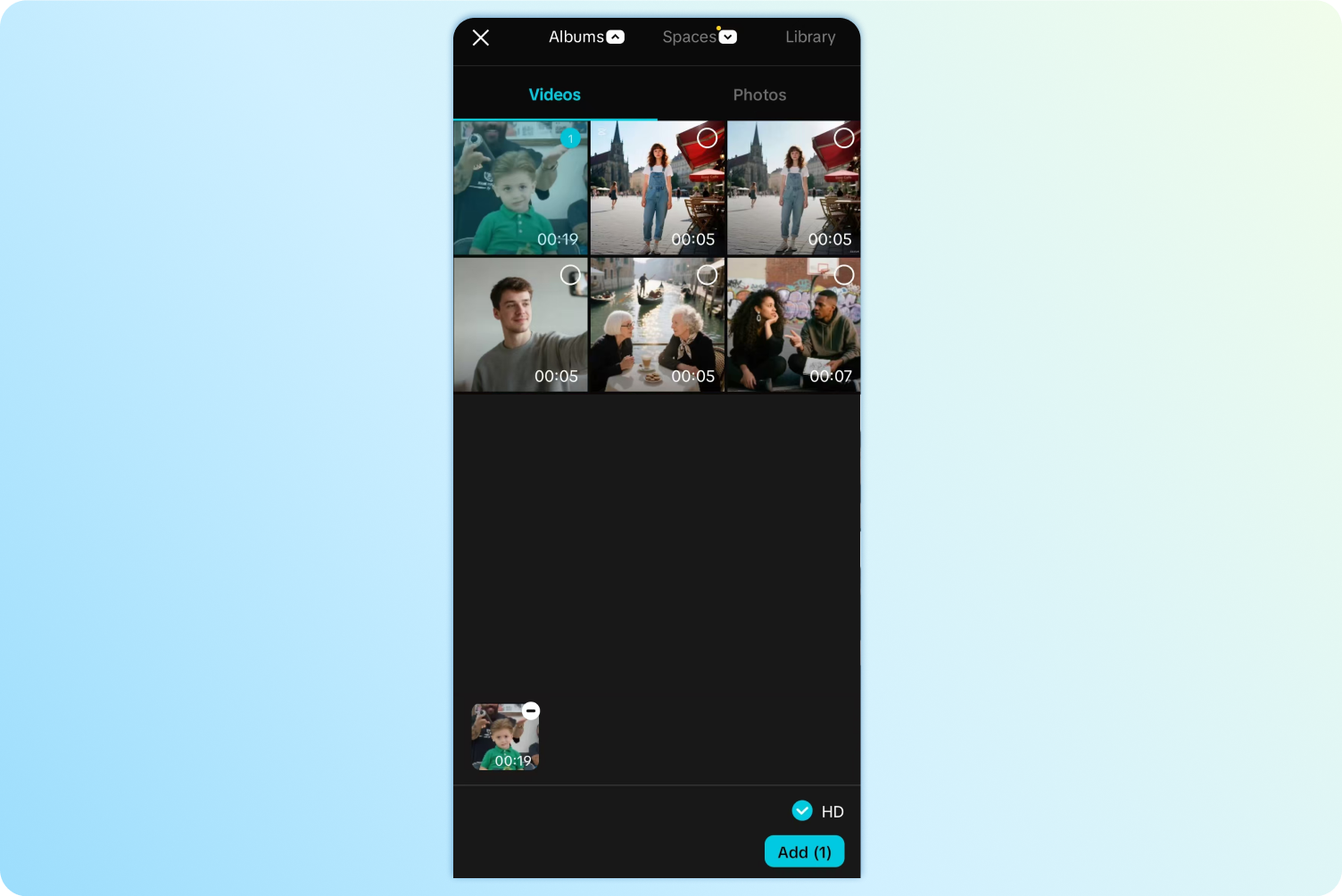 Access feature and enable