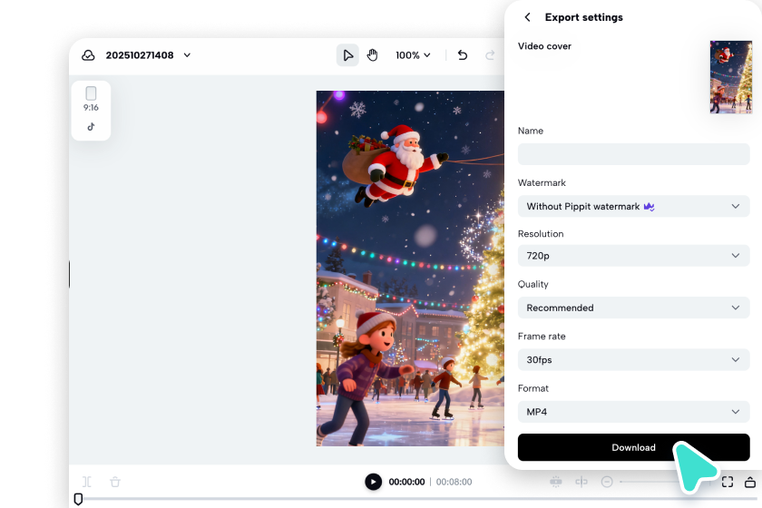 Edit your animation and share