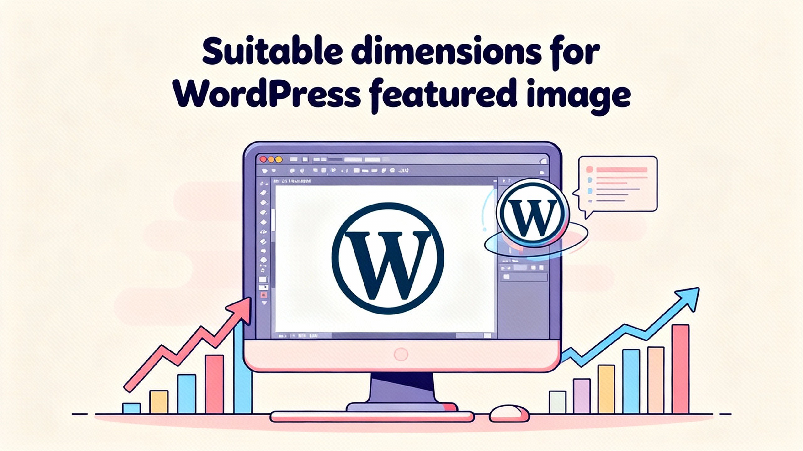 WordPress utvald bild-dimensioner