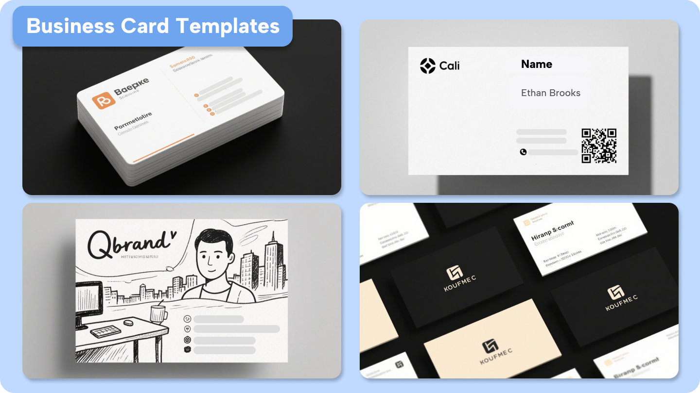 business card template