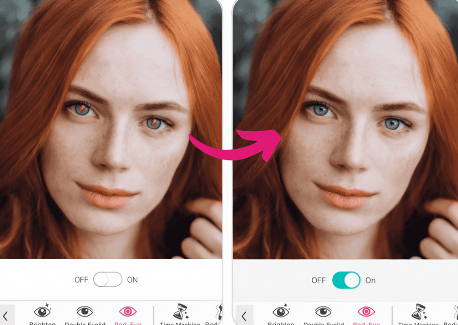 Interface de maquiagem YouCam