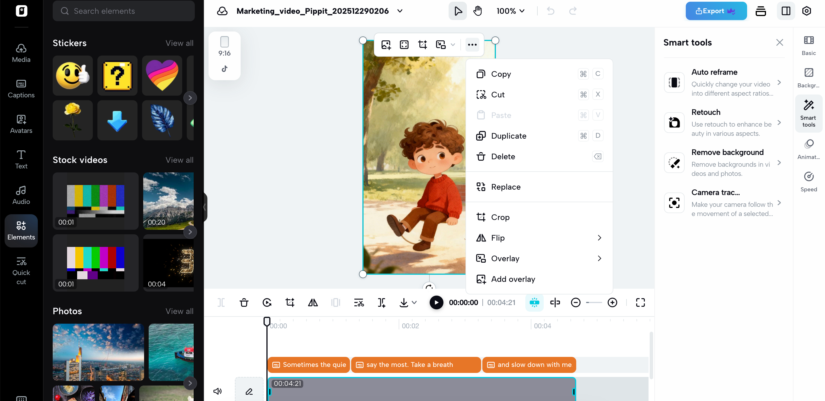 AI video editing tools
