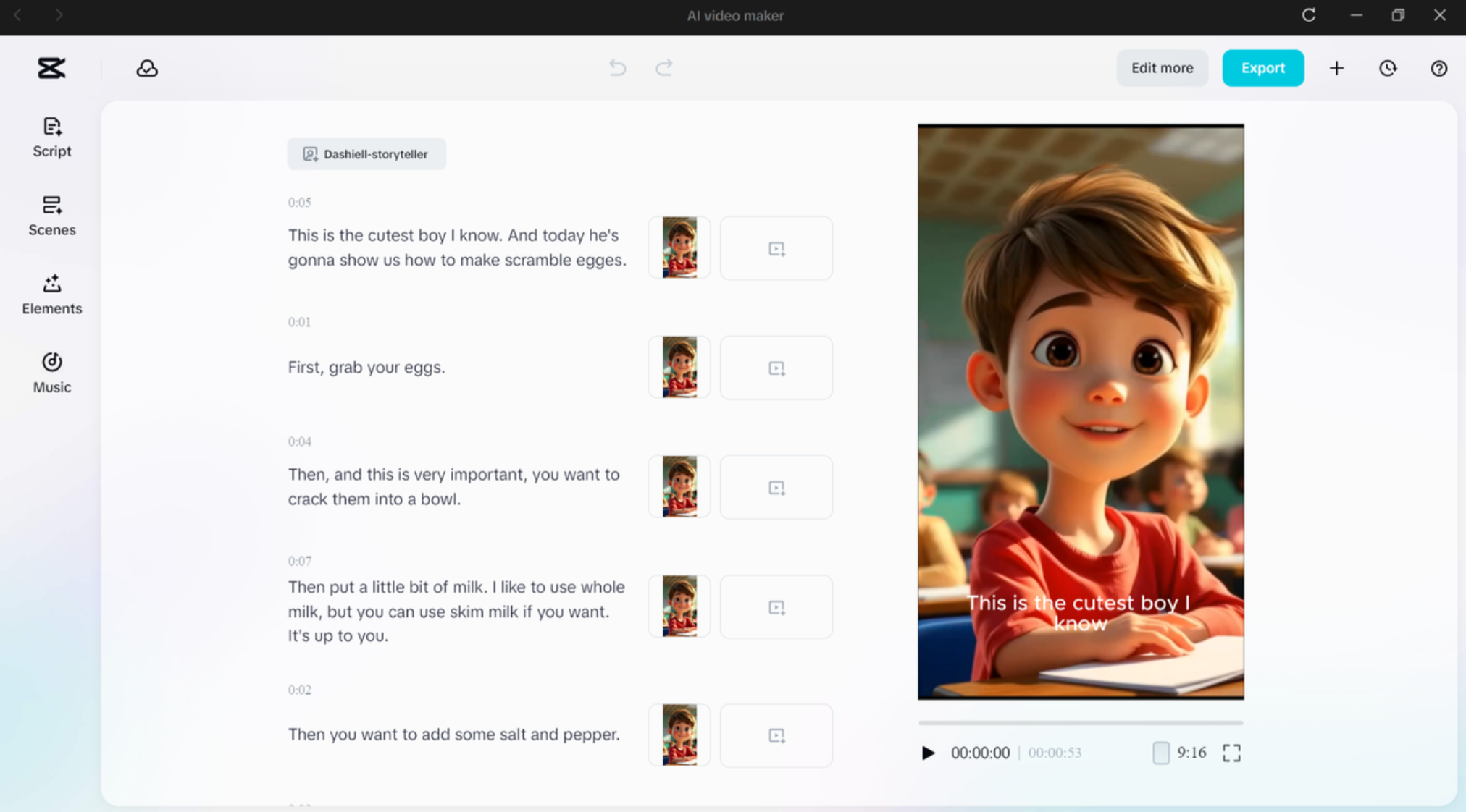 Create an avatar video using CapCut AI video generator