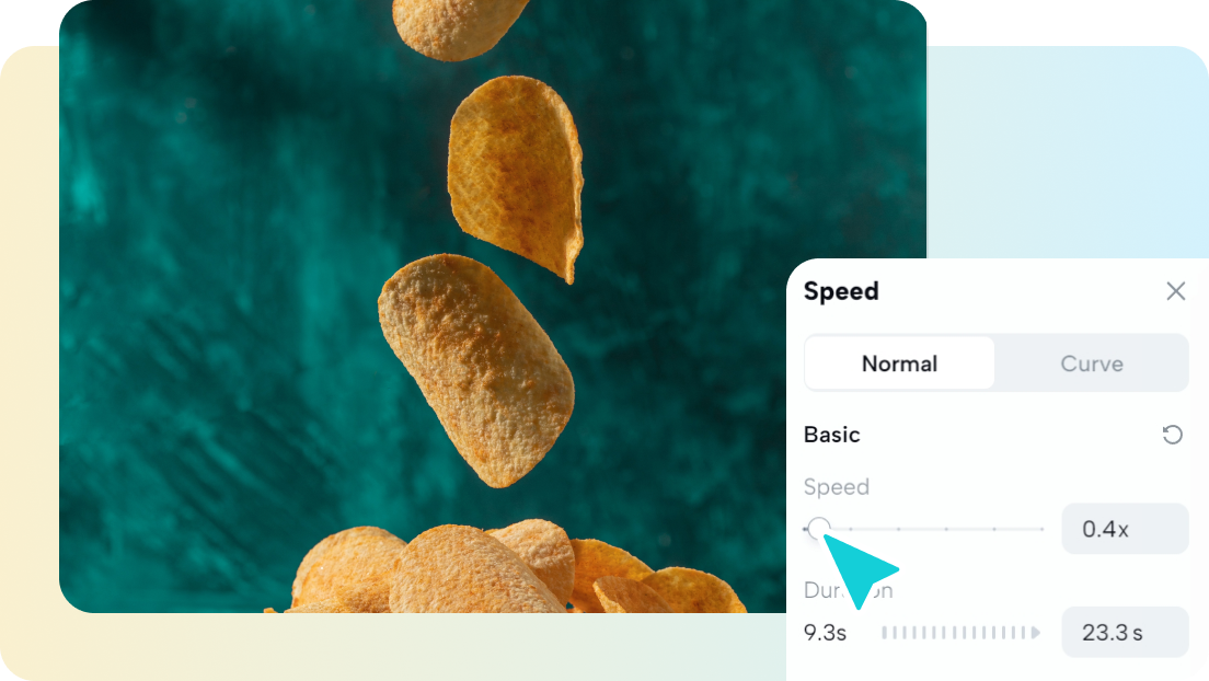 Select different speed effects in CapCut