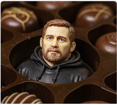Imagen dispuesta como una caja de chocolates surtidos.