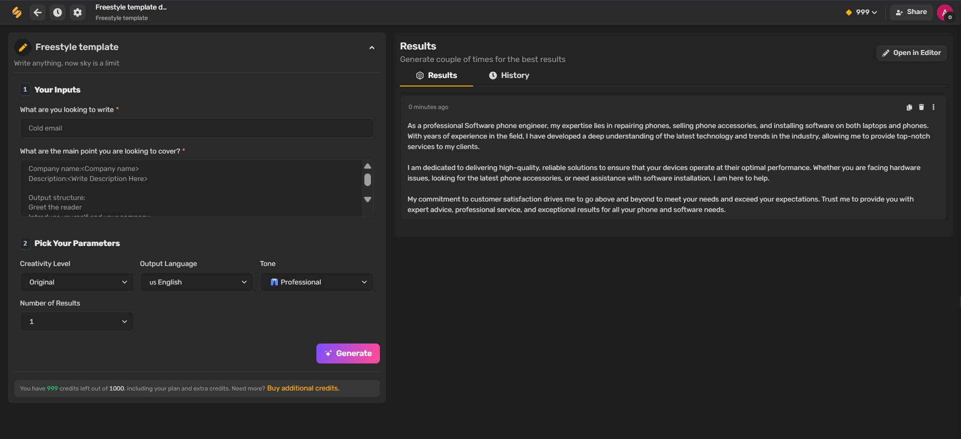 ai YouTube shorts script generator