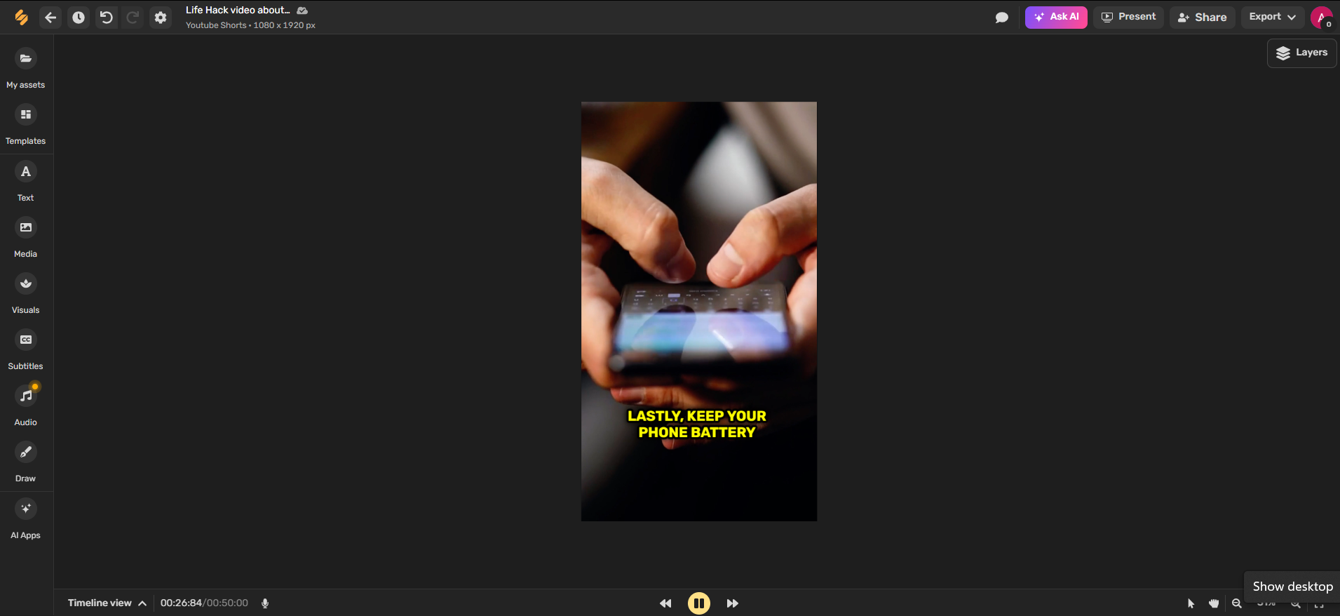 Best ai text sa video
