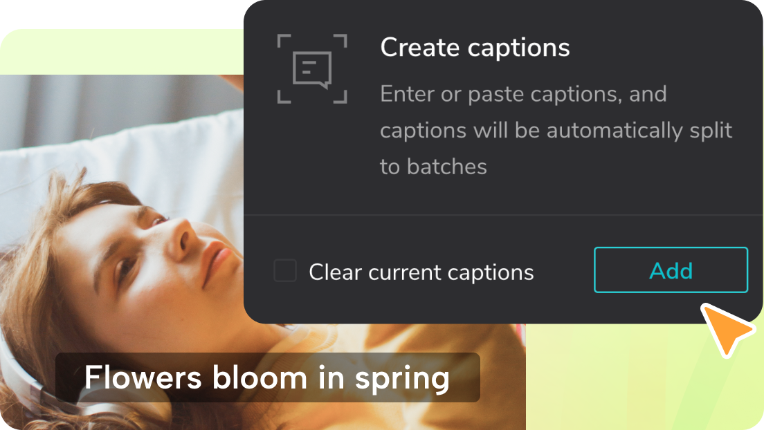 AI-powered speech to text tool for auto caption