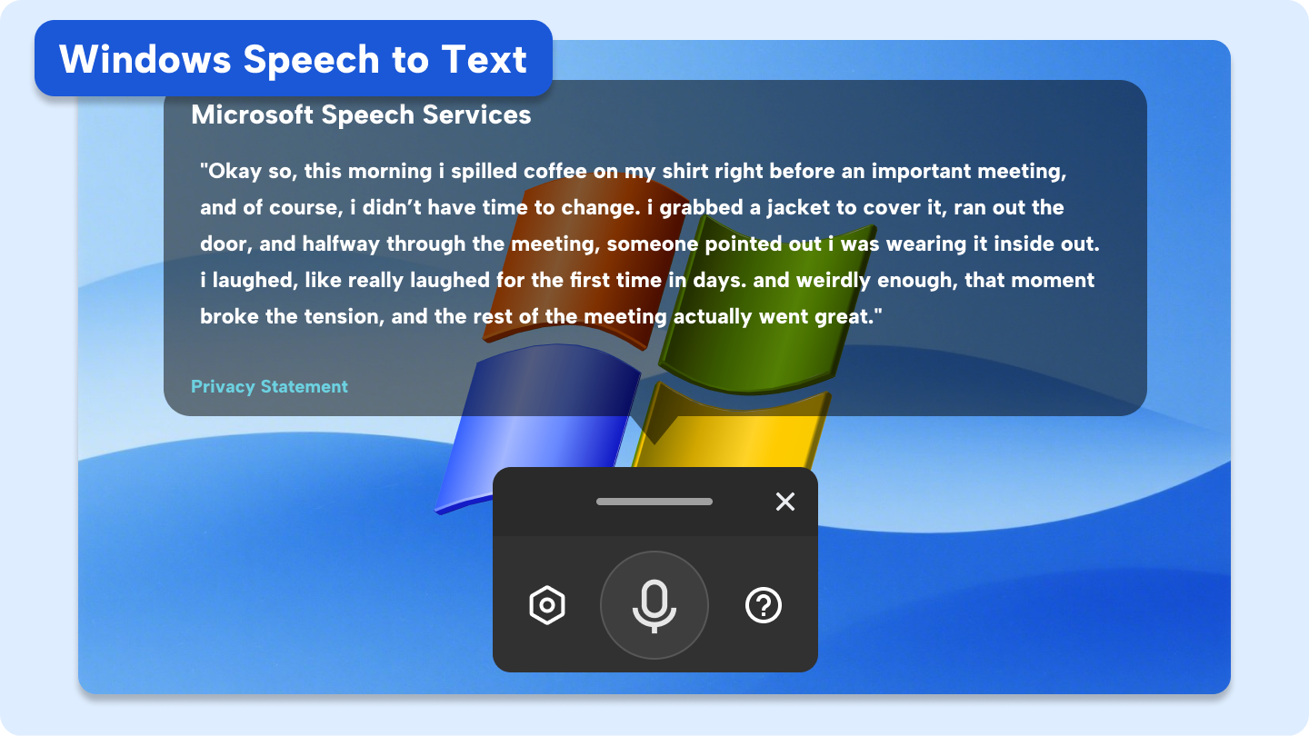 windows speech to text