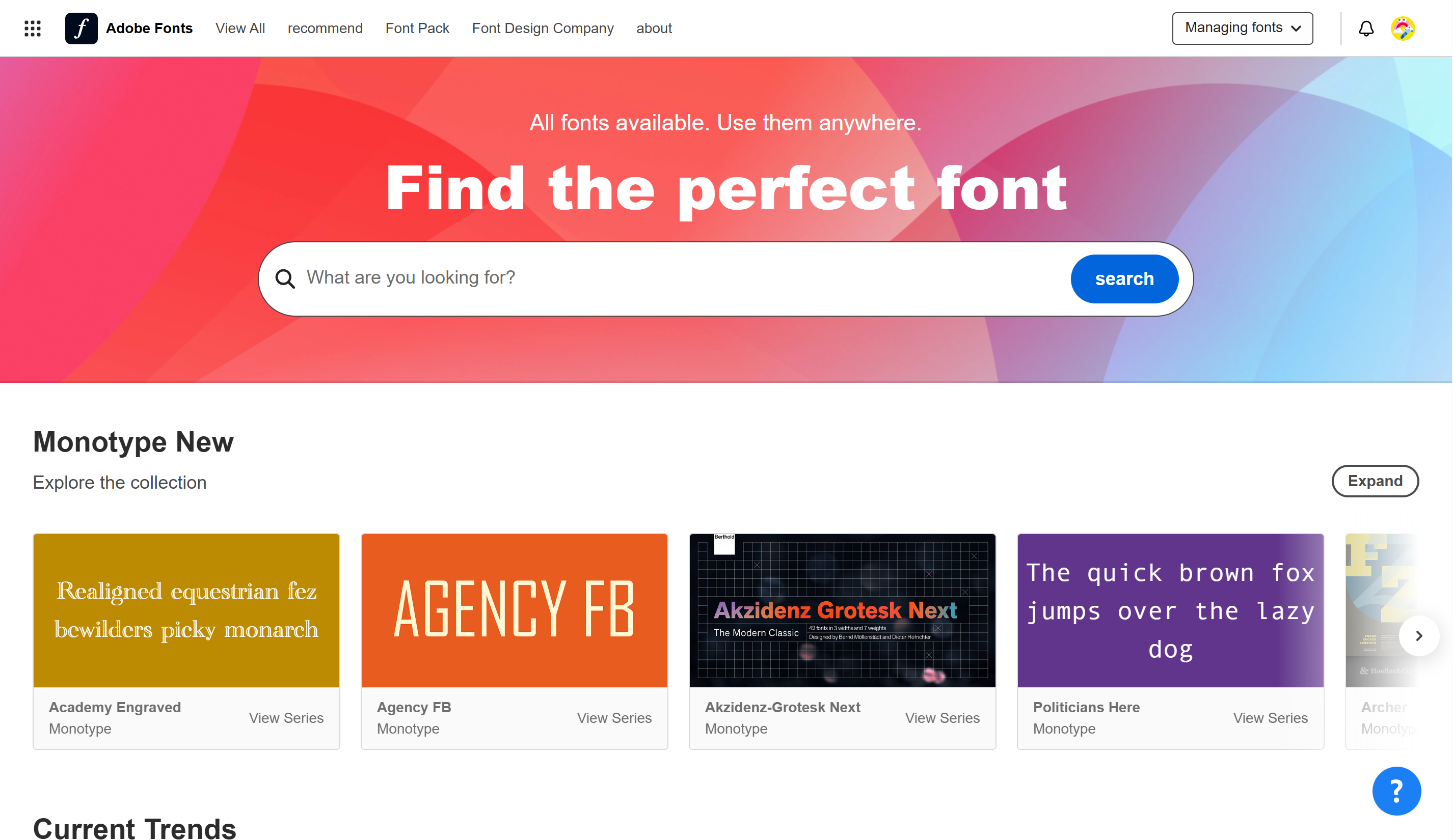 เว็บไซต์ที่ใช้งานง่ายเพื่อดาวน์โหลดแบบอักษรเปิด Sans ออนไลน์: Adobe Fonts
