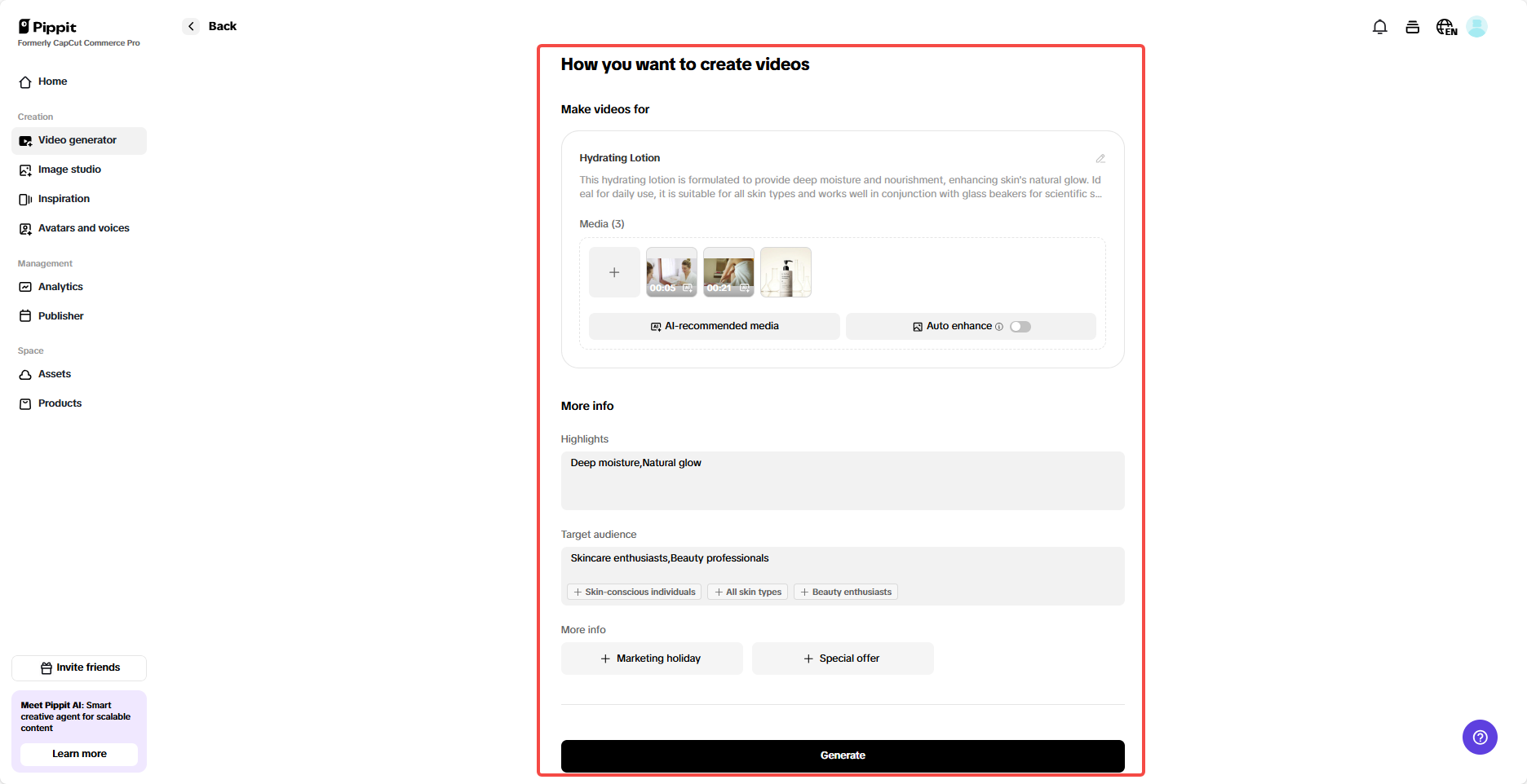 Add product details & visuals