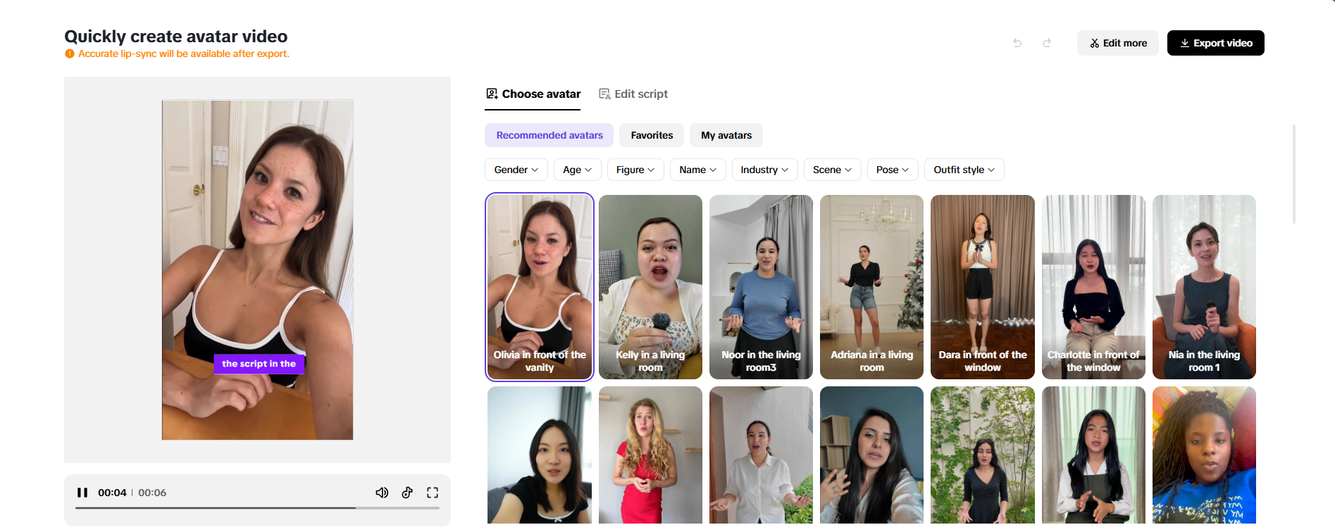 Create Avatars
