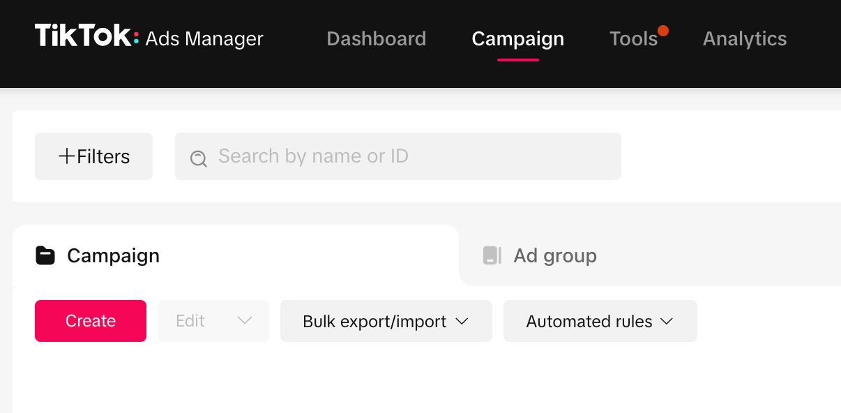 Access TikTok Ads Manager