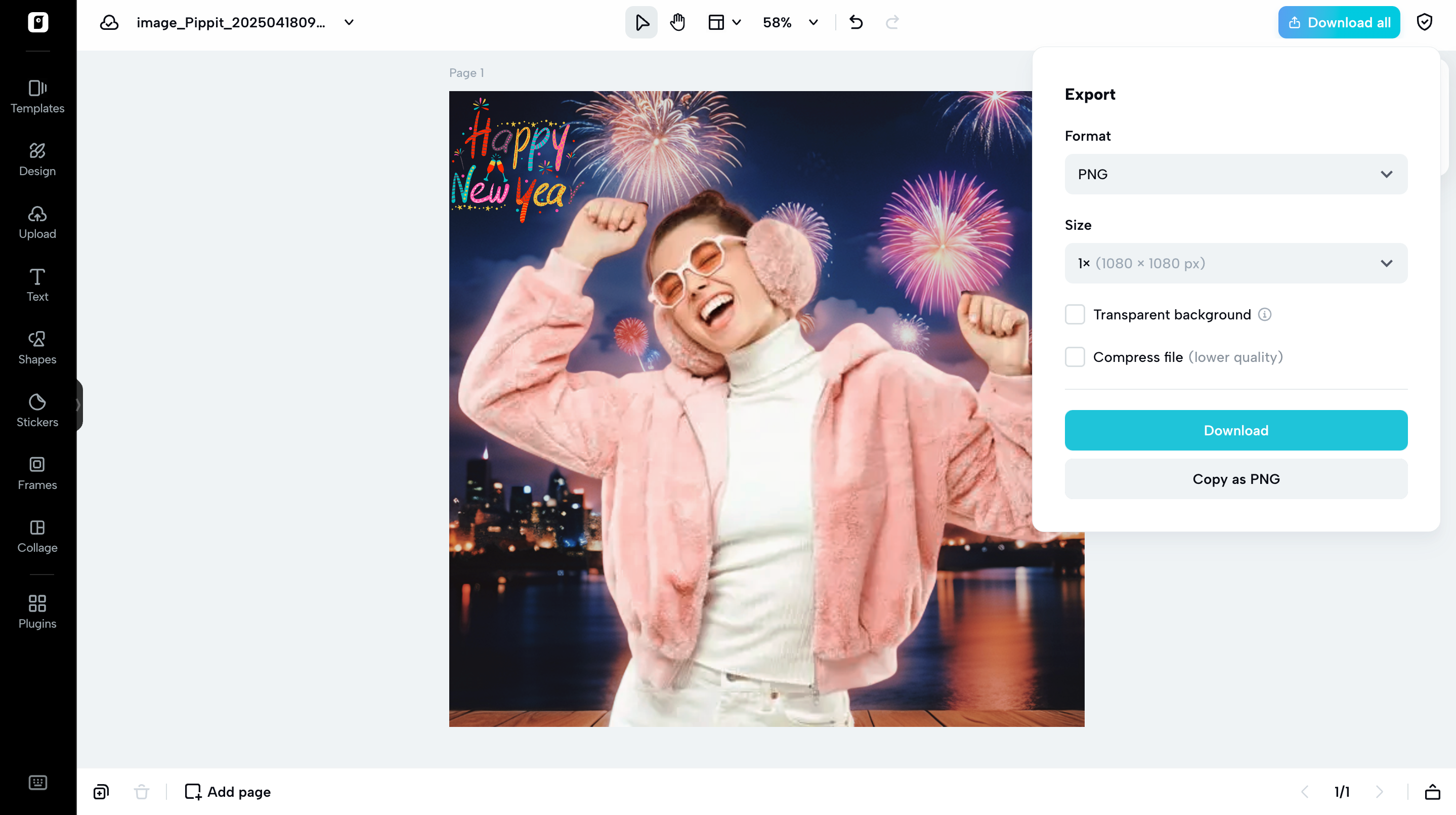 Final edits and export