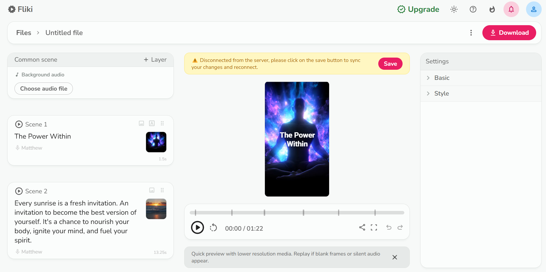 Fliki: AI video maker for YouTube