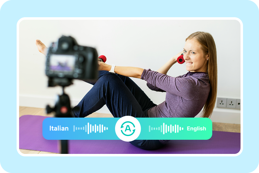 Esteetön videon luominen CapCutin italiasta englantiin -muuntimella