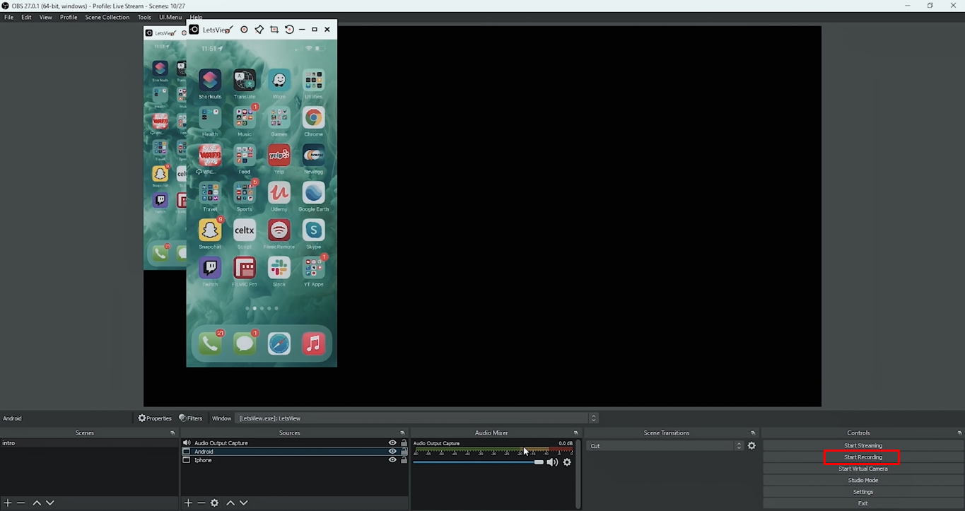 I-record ang iyong display sa OBS recording