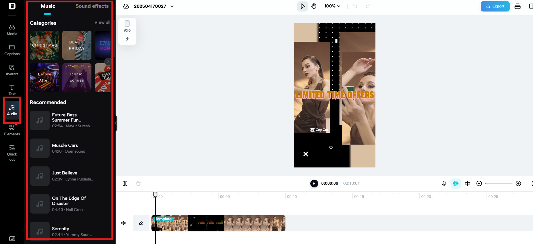 Music and sound library