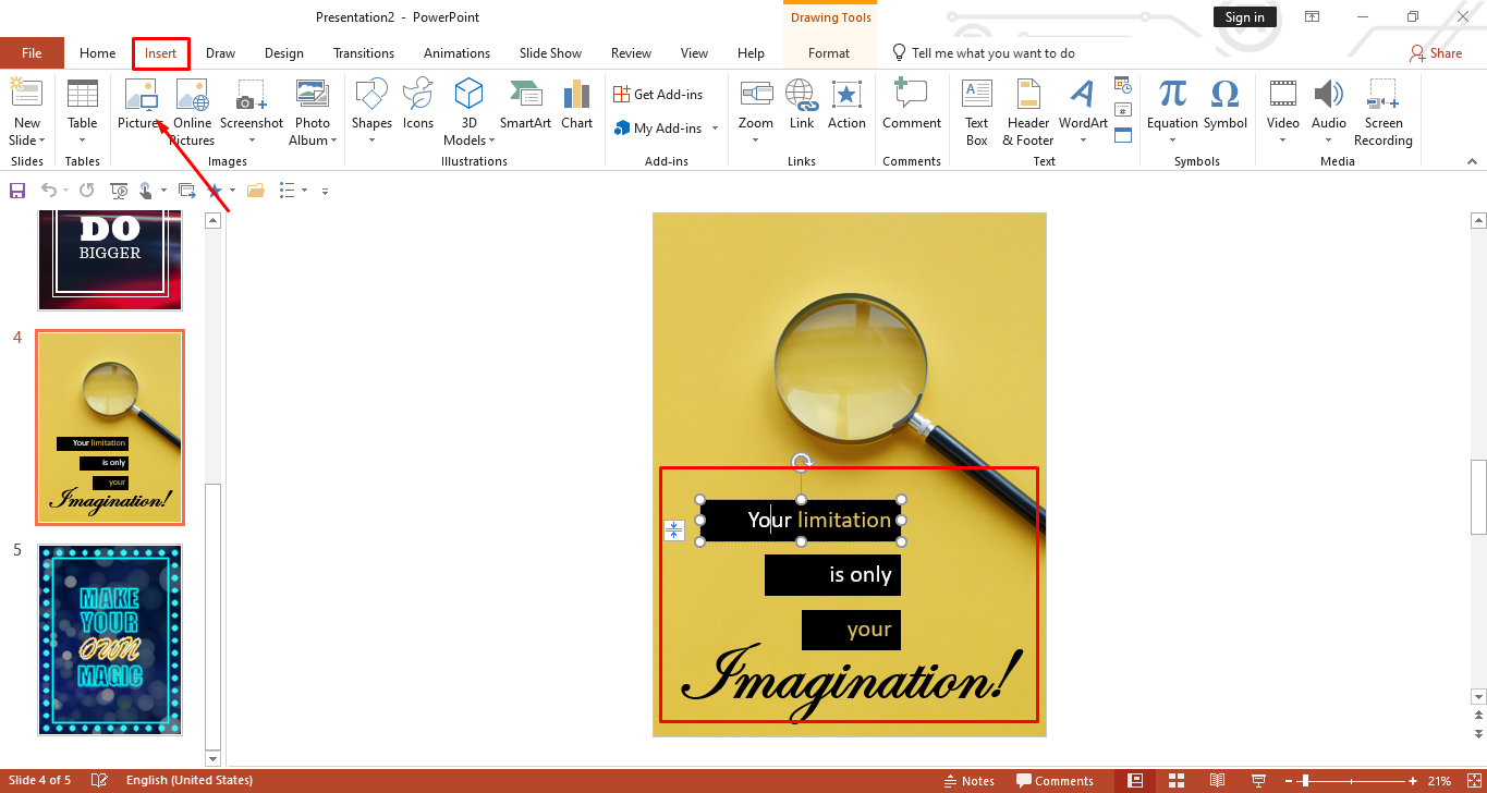 PowerPointのテンプレートを使用してポスターを作成する方法を学ぶために内容をカスタマイズする