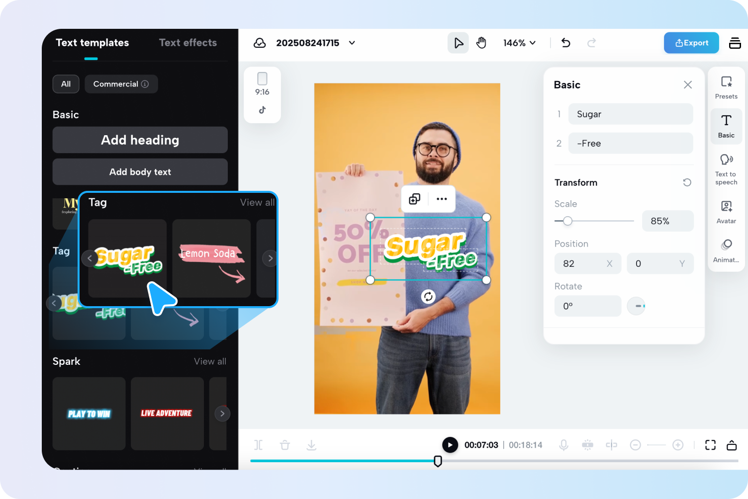Add text to GIF