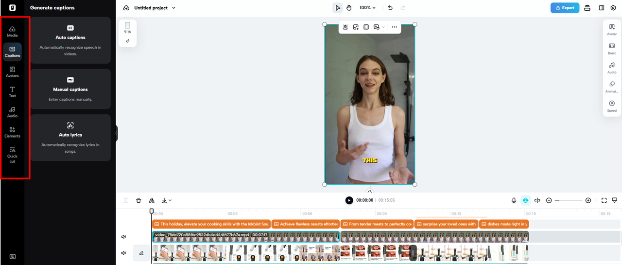 Edit and refine your video