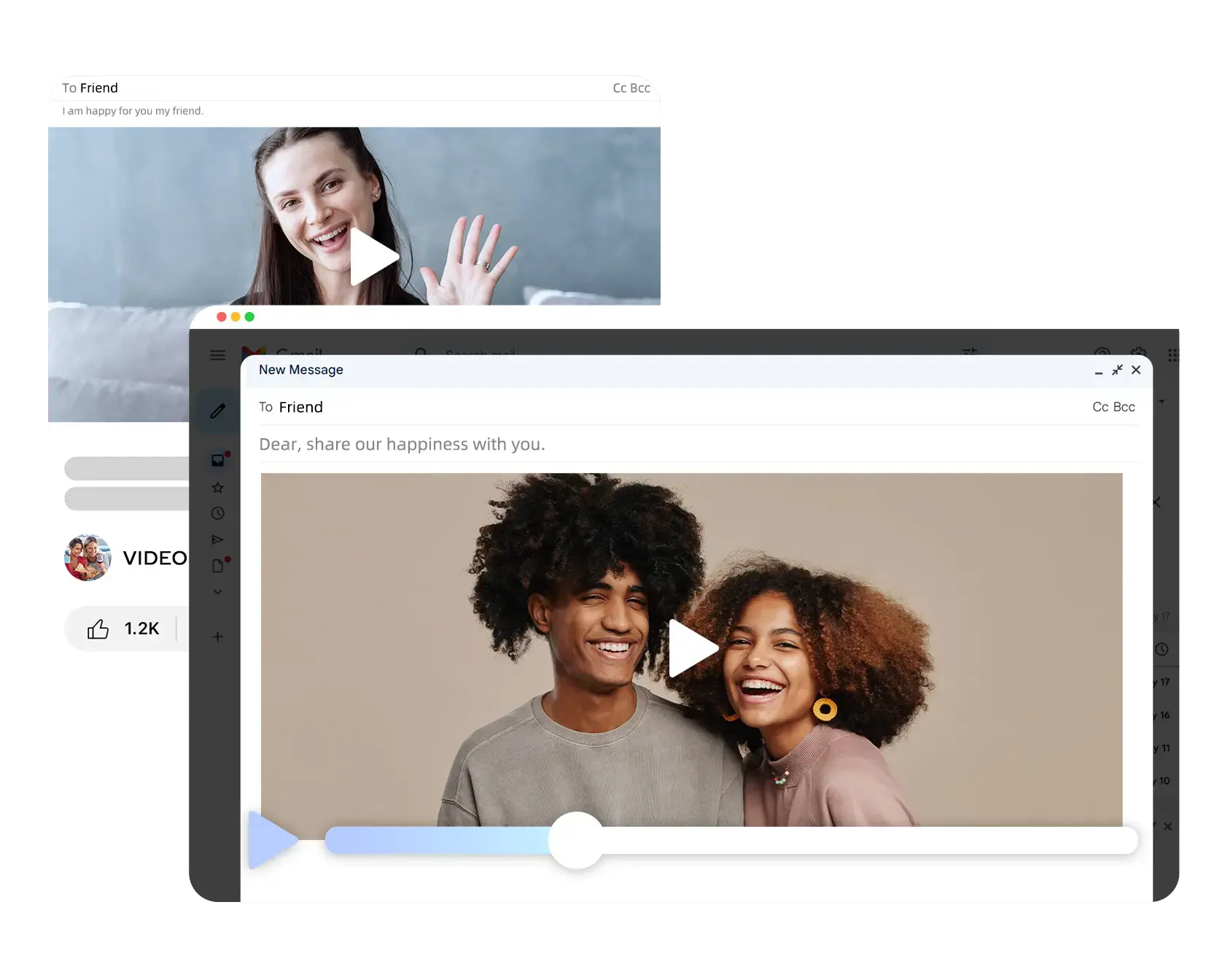 Videó e-mail készítő