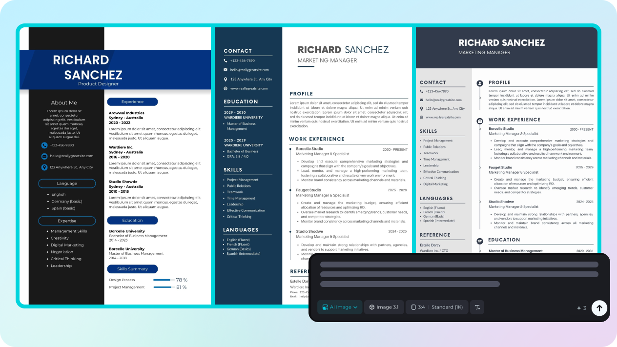  ai resume from text