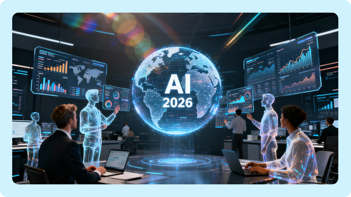 AI in 2026: Ontdek 10 trends die technologie en innovatie aansturen