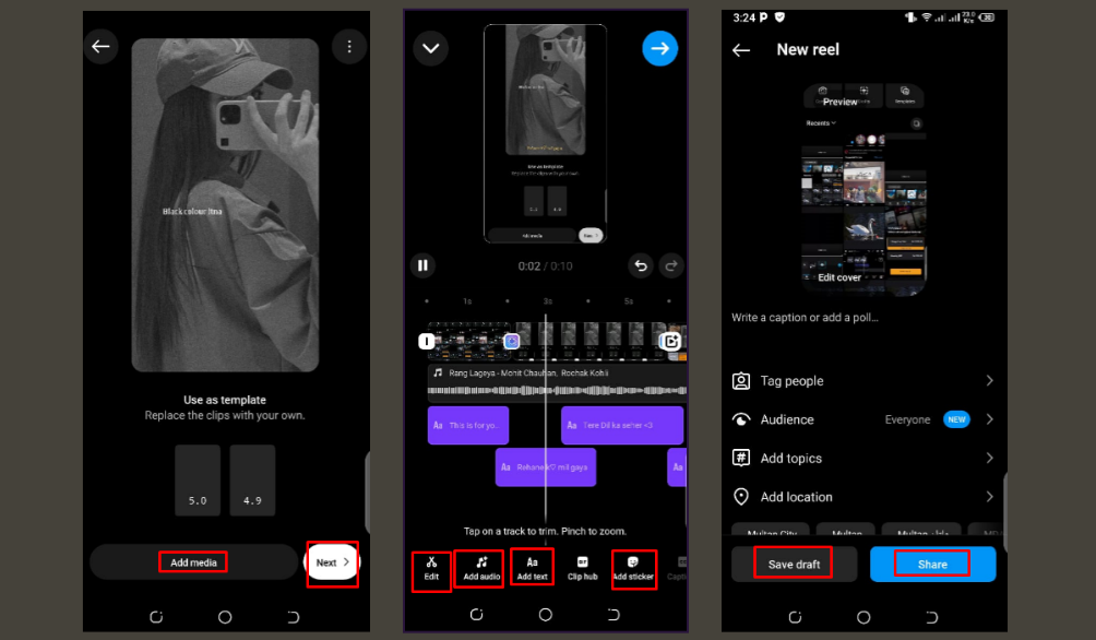 Record or upload your video content